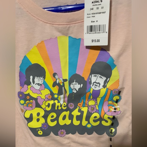Children’s The Beatles T-shirt NWT - Picture 2 of 4